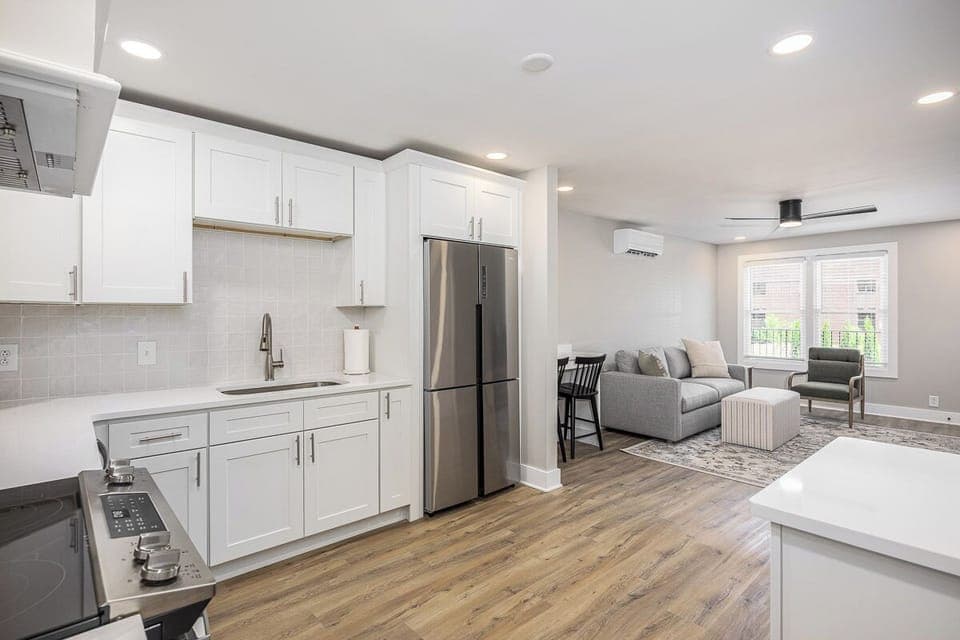 Chic, comfortable living spaces.
