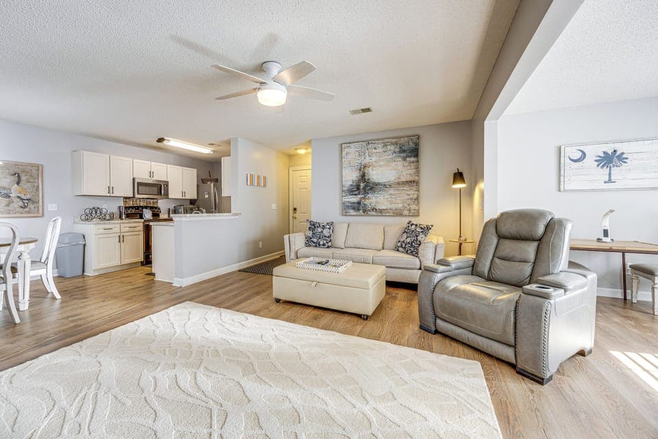 Murrells Inlet Vacation Rental | 3BR | 2BA | 1,500 Sq Ft | Step-Free Entry