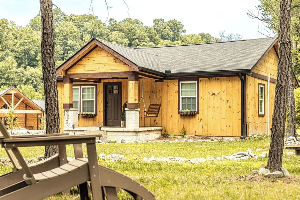 The cottage front