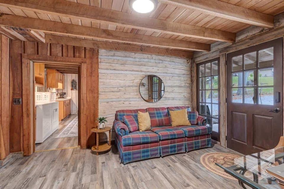 Relax or drop your bags on the couch by the entrance.