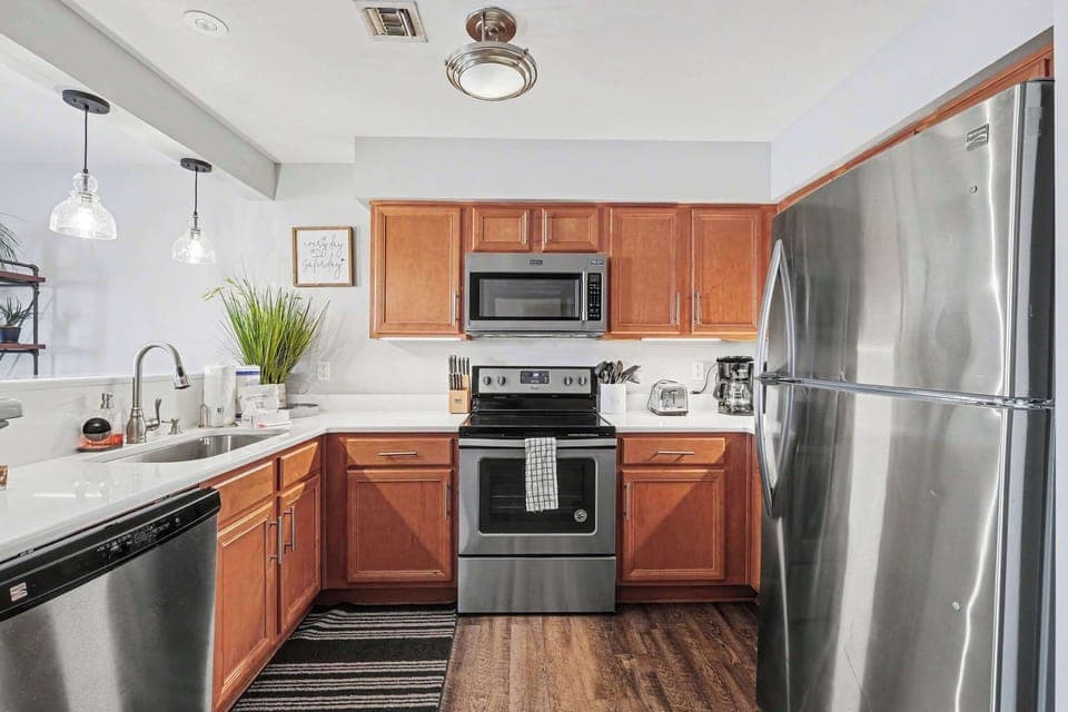 Fully equipped kitchen