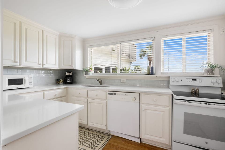 Perfect kitchen with marsh views! 