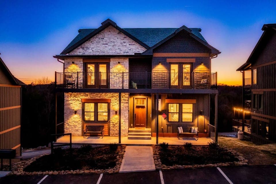 A clear view of the home’s exterior during the day — ideal for showing off its clean design, driveway access, and walkable entryway.