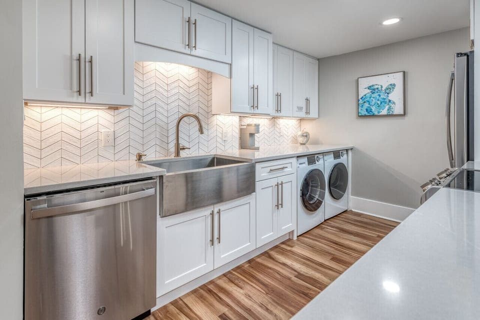 Kitchen with Laundry