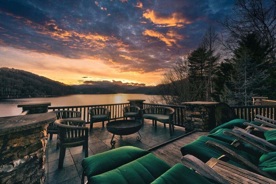 Sunset Deck View