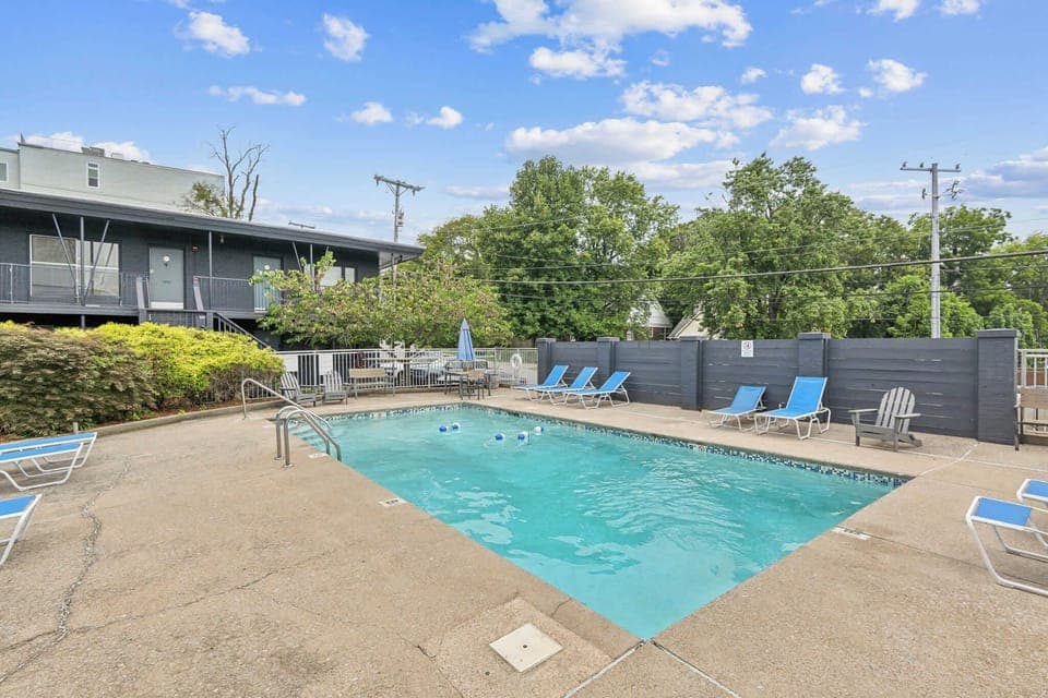 Studio 1 communal pool just next door!