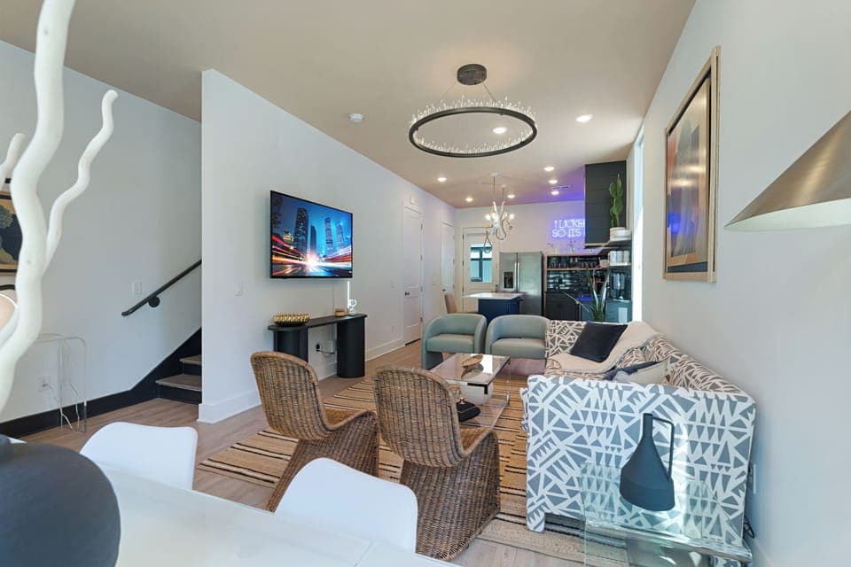 Open floor plan.