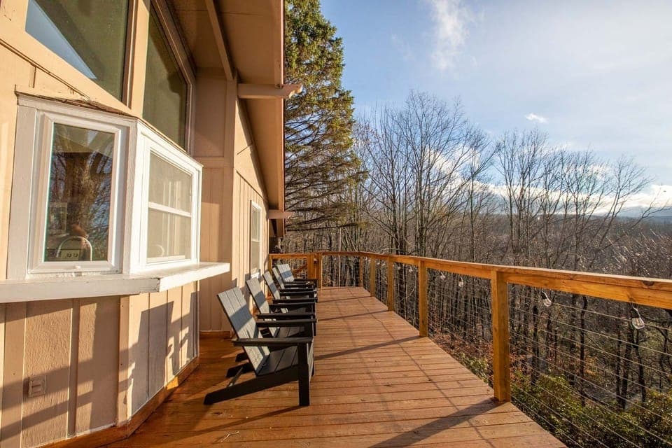 Spacious Deck with Views