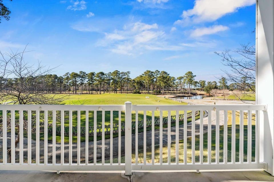 Golf Front Balcony!