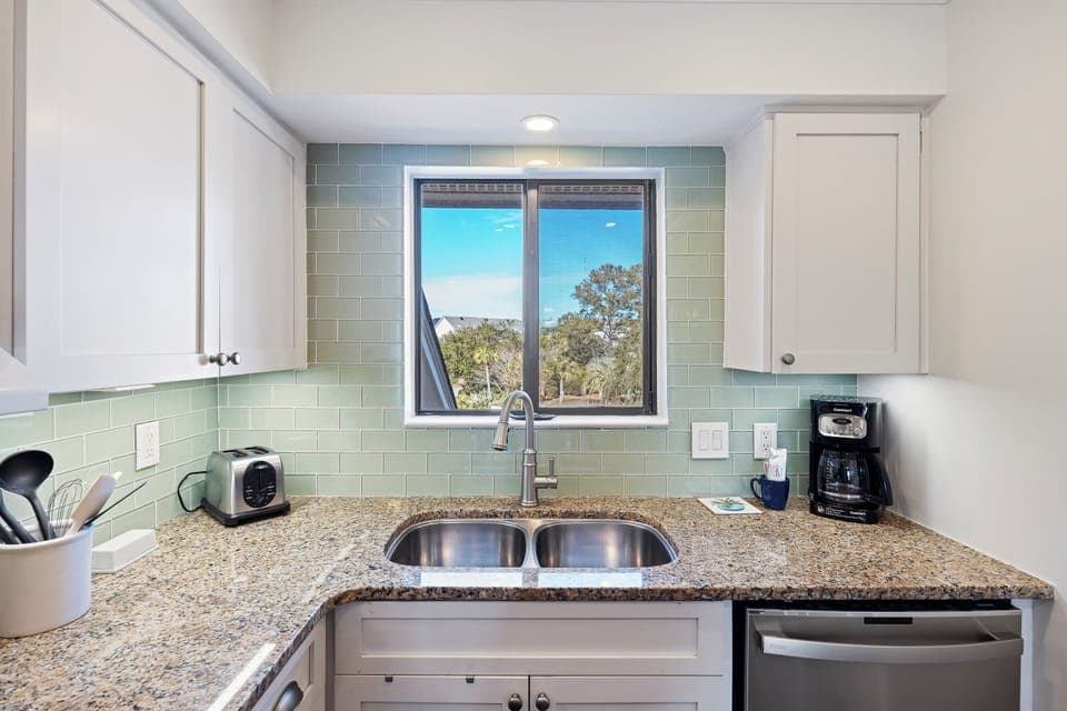 Modern Kitchen with a View
