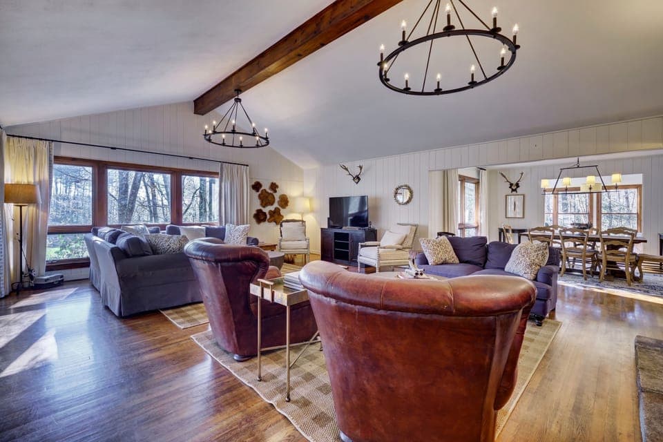 Grand Living Room....Southern Living meets Cashiers NC
