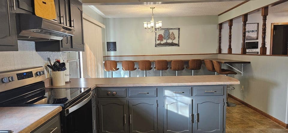 Dining area from kitchen