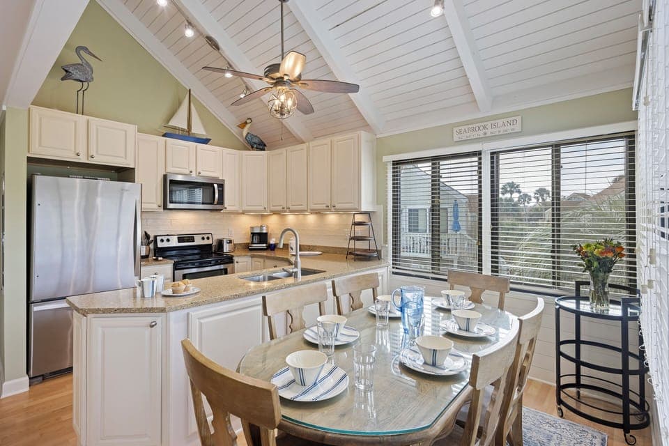 Open concept floorplan with upgraded spaces and decor.