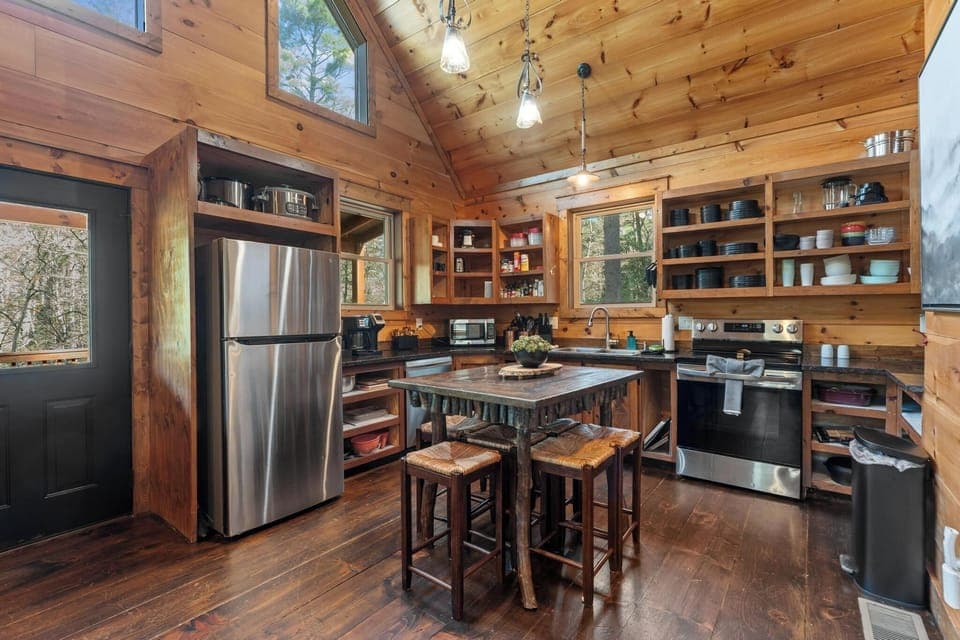 fully stocked kitchen