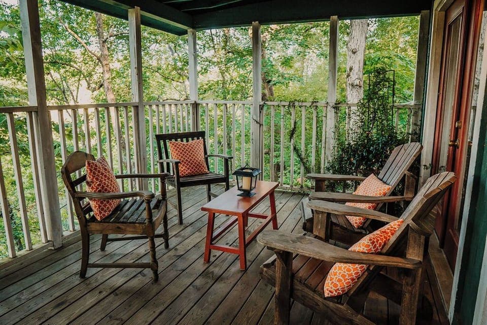 Upper Covered Porch