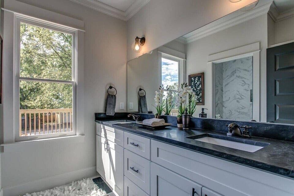 Double vanity upstairs