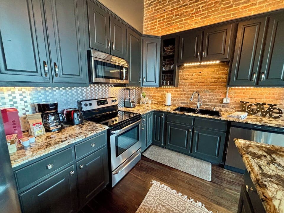 Chef’s Kitchen with an assortment of cookware. Message us for more information!