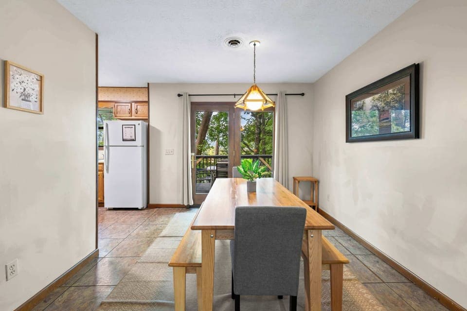 Our stunning open-concept kitchen and dining area is the ideal space for gathering, cooking, and making unforgettable memories together.