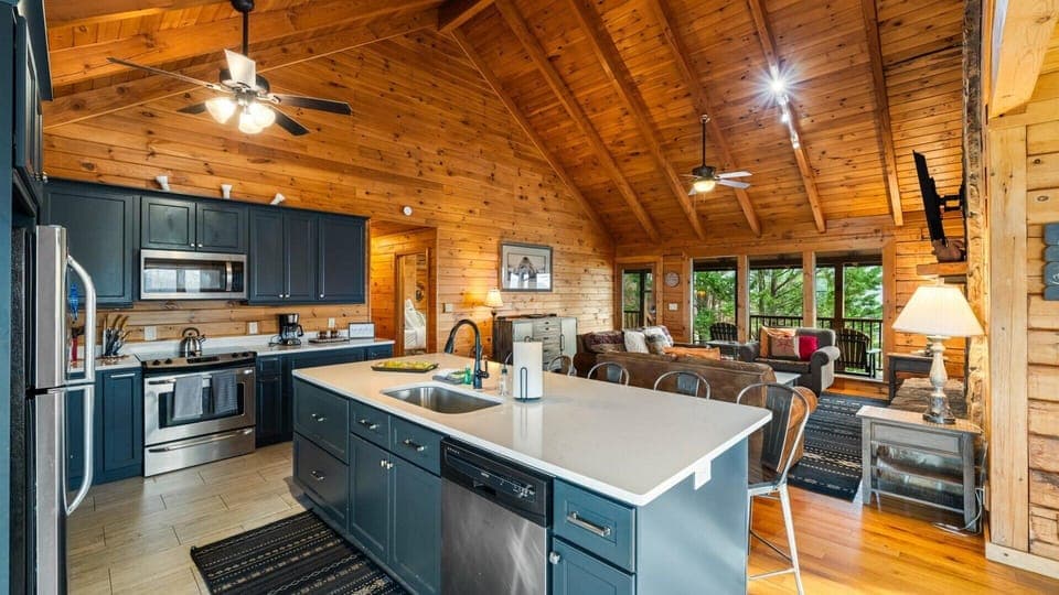 Ample counter space for cooking delicious family meals during your stay