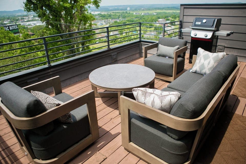 Front Porch Overlooking West Nashville