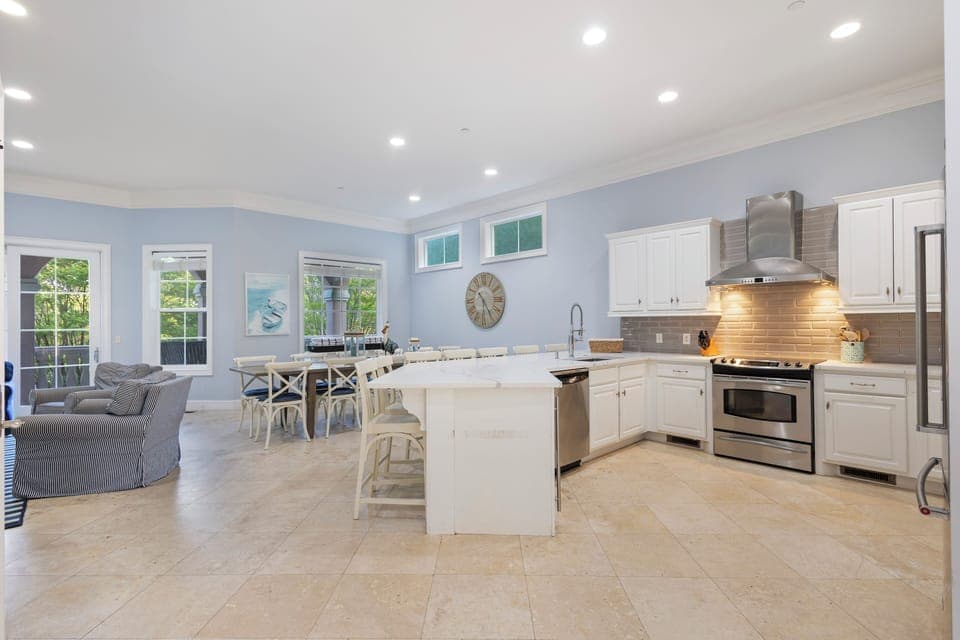 Whip up culinary delights in a fully equipped, modern kitchen featuring top-of-the-line appliances.
