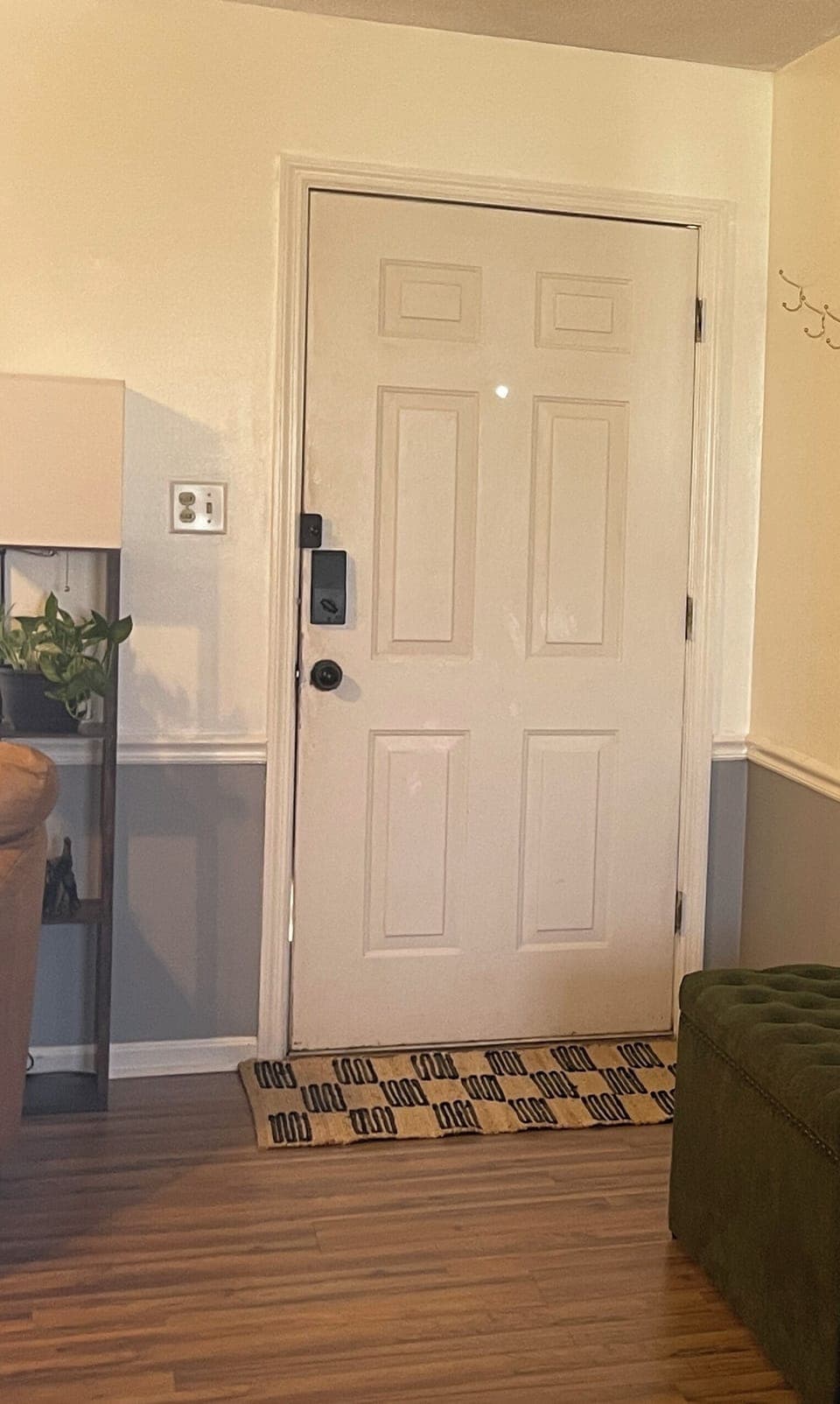Interior front door