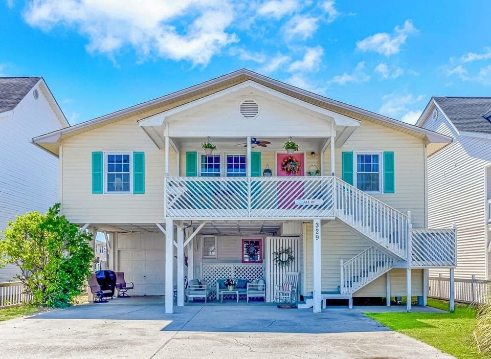 Welcome to "All In"; Your coastal paradise in Cherry Grove's desirable and family-friendly north-end!