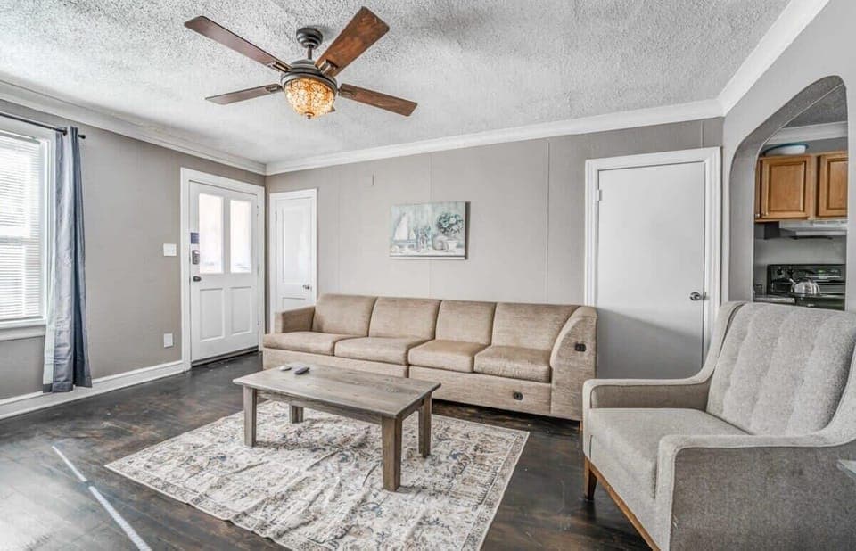 Comfy seating area