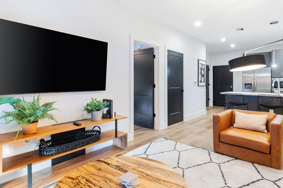 Watch a movie on the large flat-screen TV. (Astra)