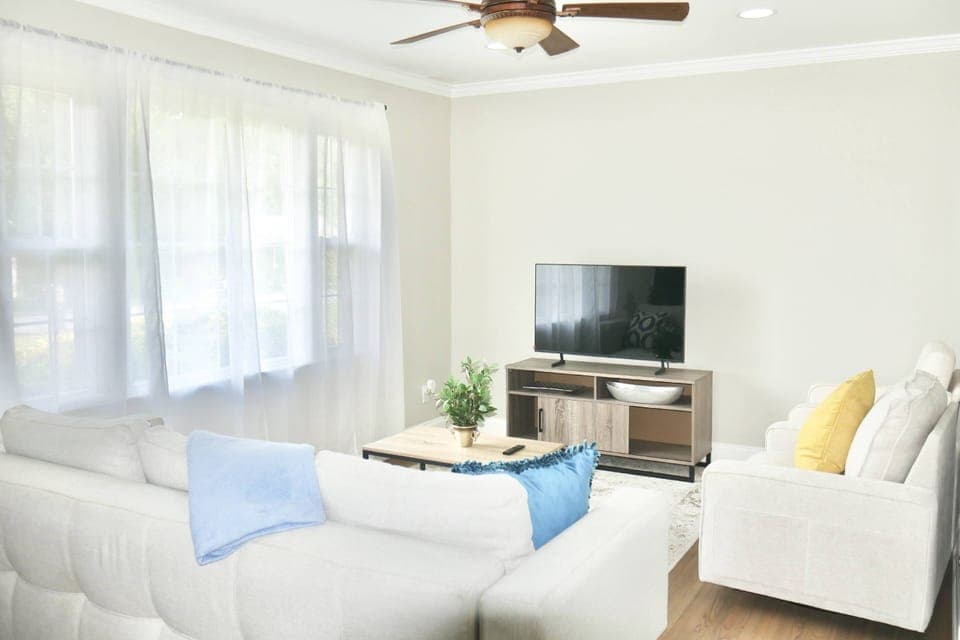Views of the living room!