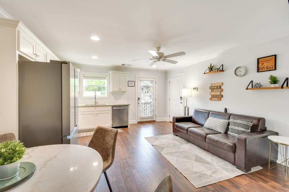 Helen Vacation Rental | 1BR | 1BA | 800 Sq Ft | Stairs Required