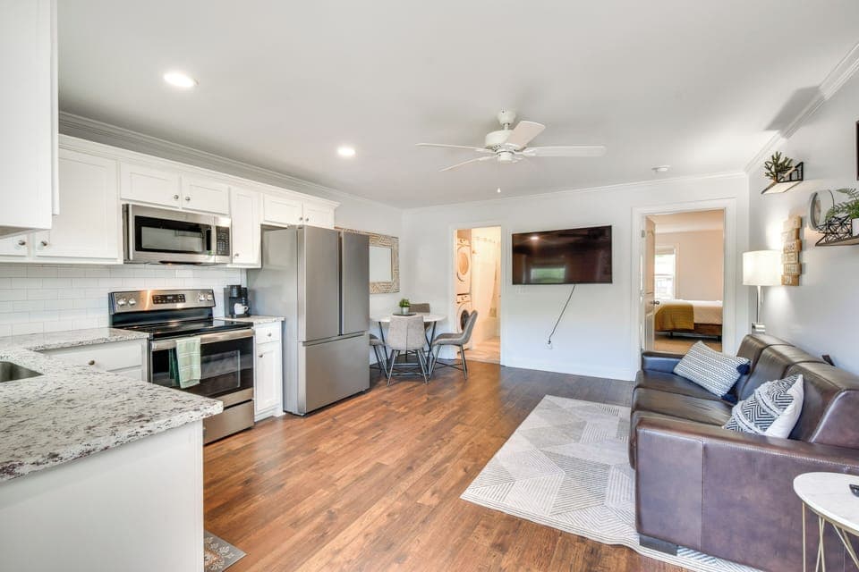 Helen Vacation Rental | 1BR | 1BA | 800 Sq Ft | Stairs Required