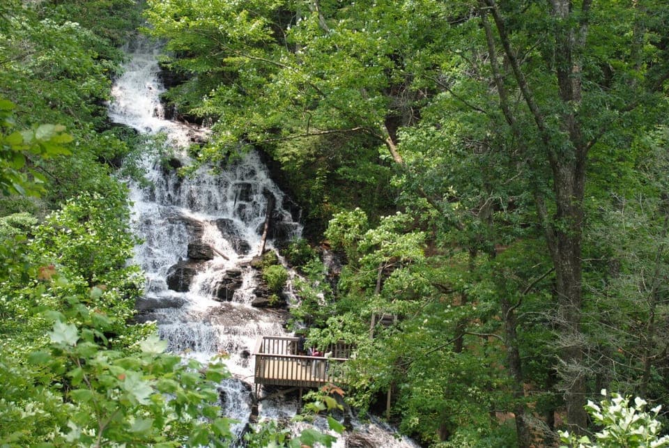 Vogel State Park is home to Trahlyta Falls.