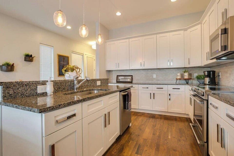 Modern kitchen #2 with lots of storage spaces