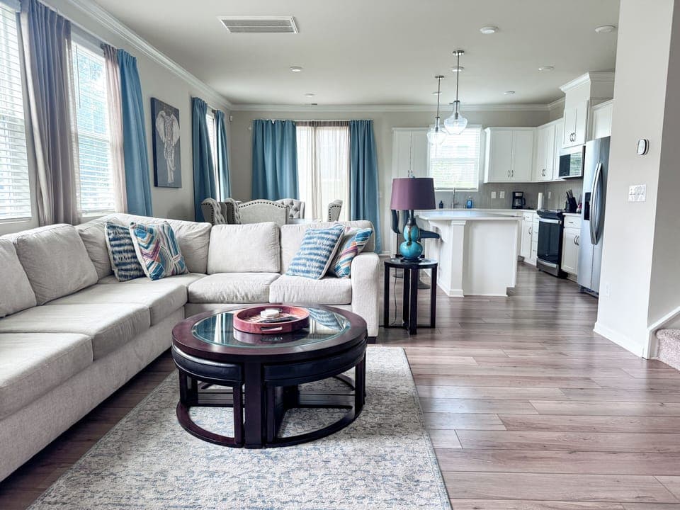 Open concept main floor