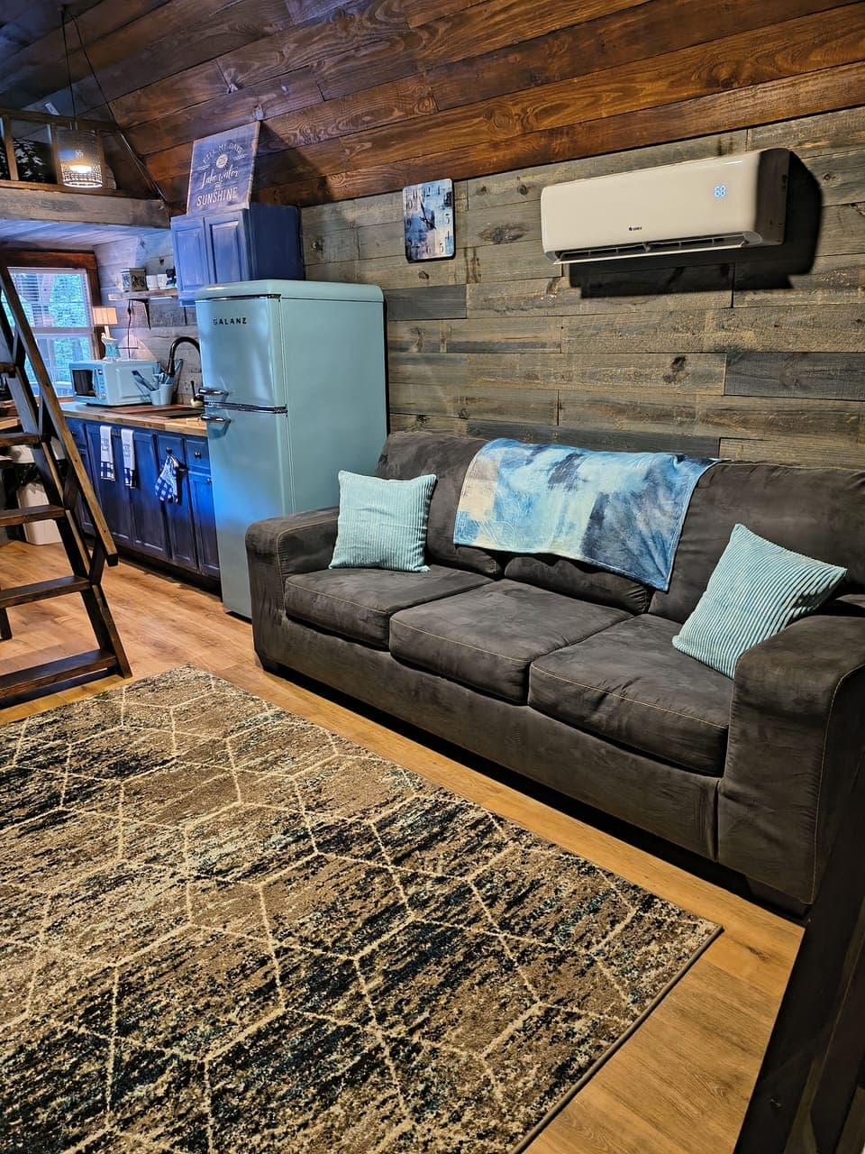 eight foot sofa sleeper with double bed
