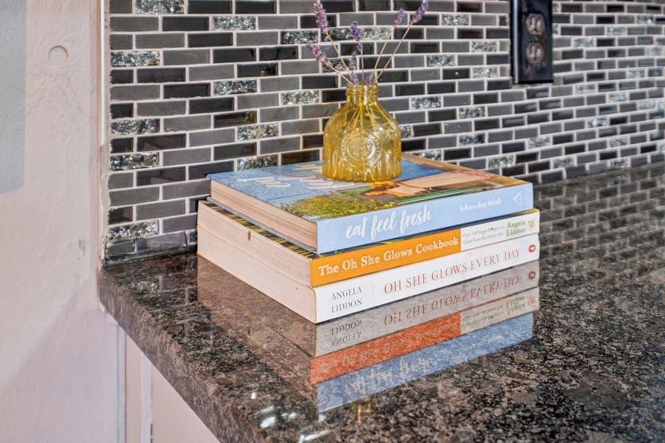 Cooking books.