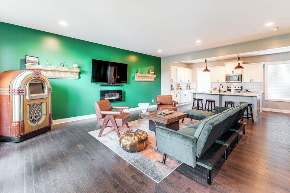 Living Room | 2nd Floor | Central A/C & Heating | Full Futon
