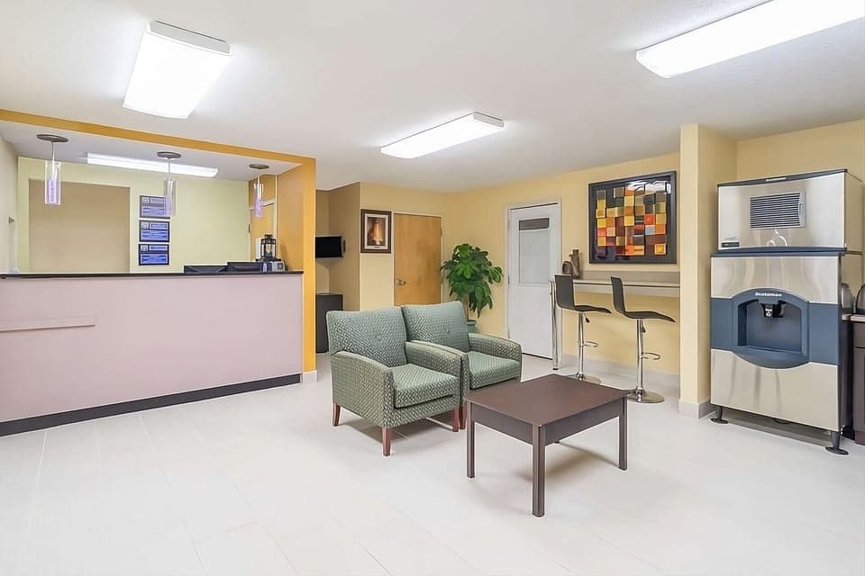 Settle in after check-in with bright, relaxed lobby seating.
