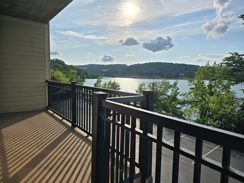 Balcony view. 