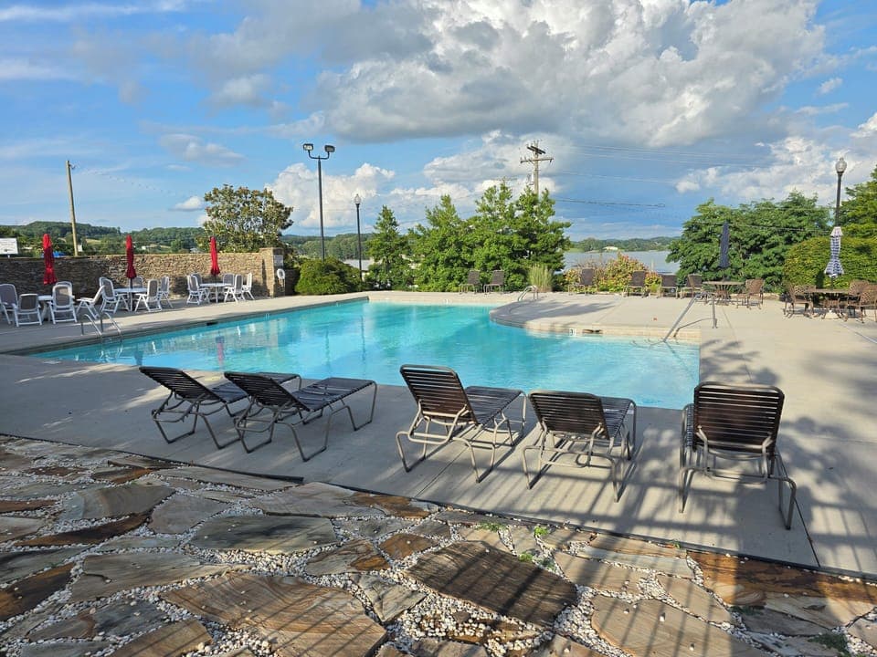 Access to pool. 