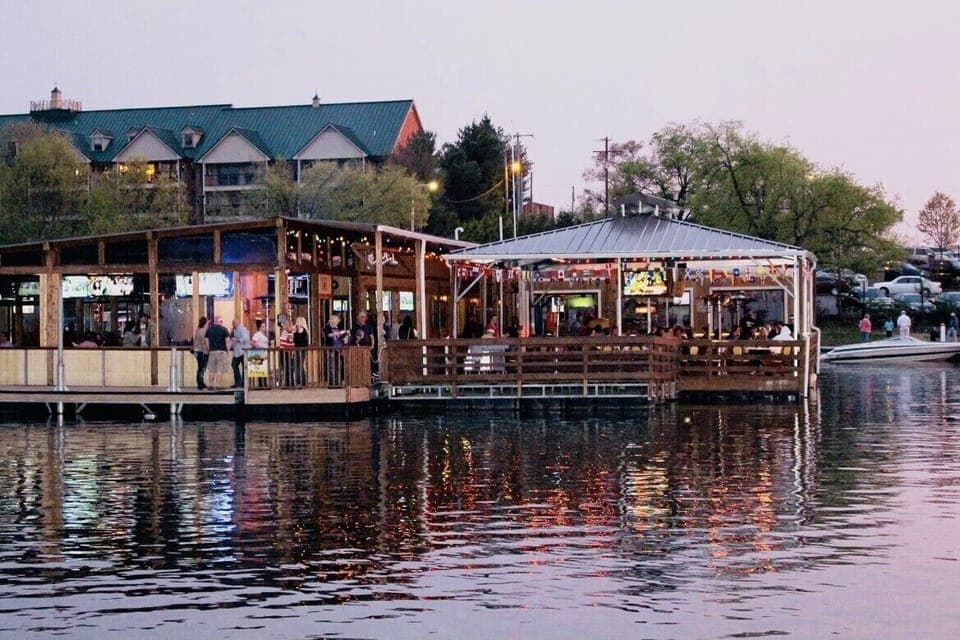 Sam's Sports Grill at Marina. 5 min walk from VRBO home. 