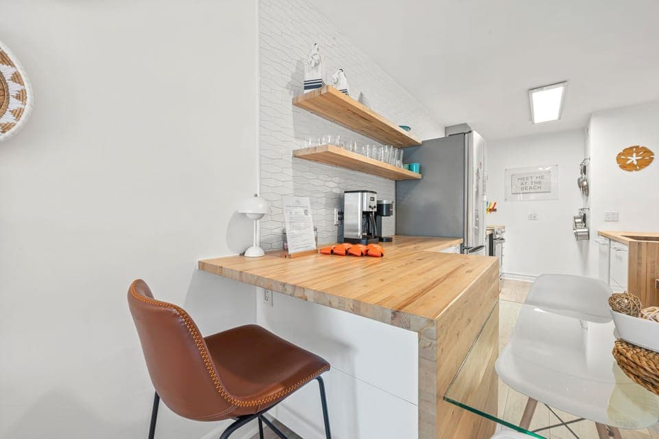 Kitchen and Seating Area
