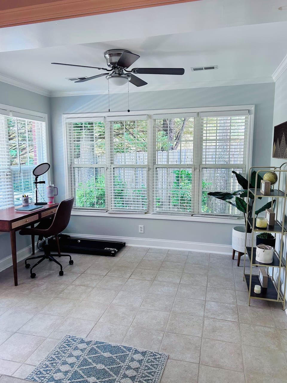 Sunroom: Desk, Walk
