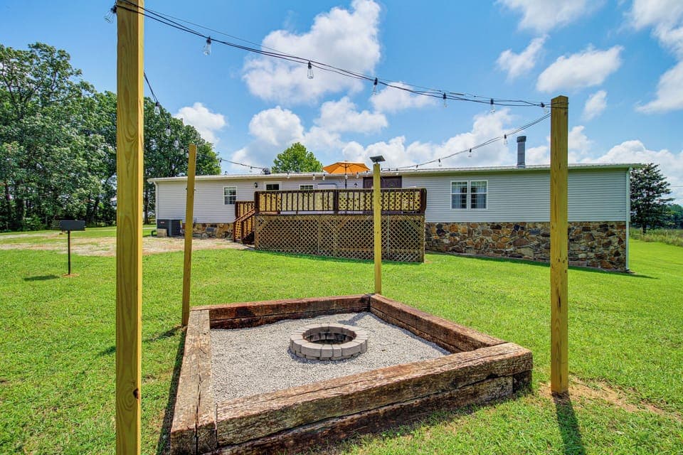 Home Exterior | Yard w/ Fire Pit