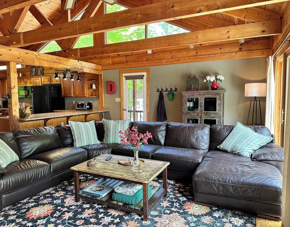This is the most comfortable sectional sofa EVER.  Please take a nap on it! 