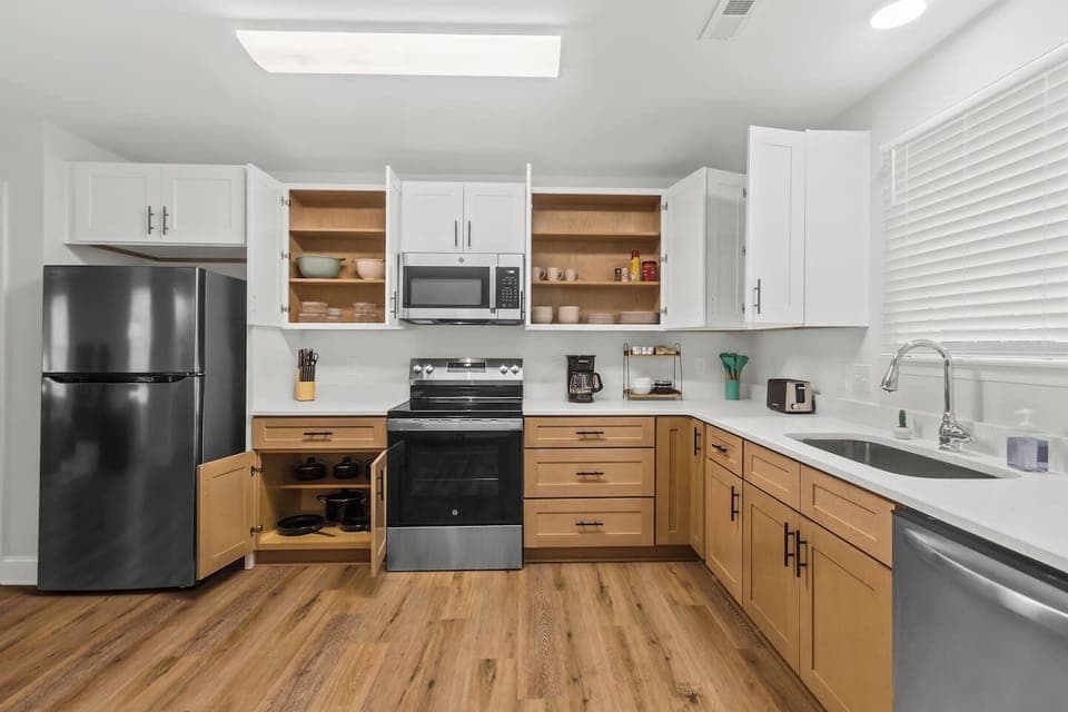 Kitchen with contents