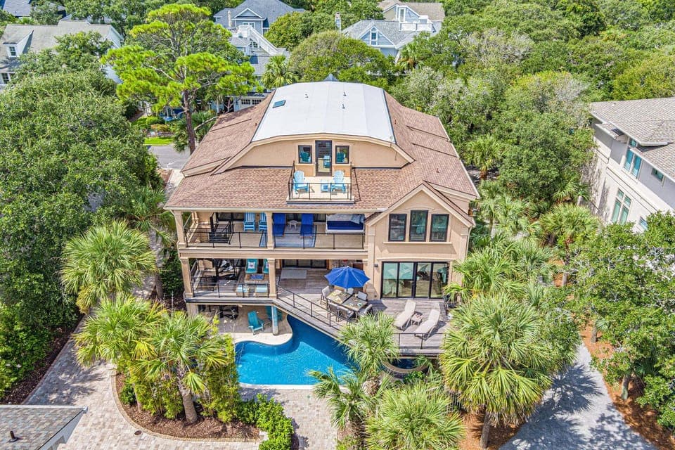 Aerial of the Home