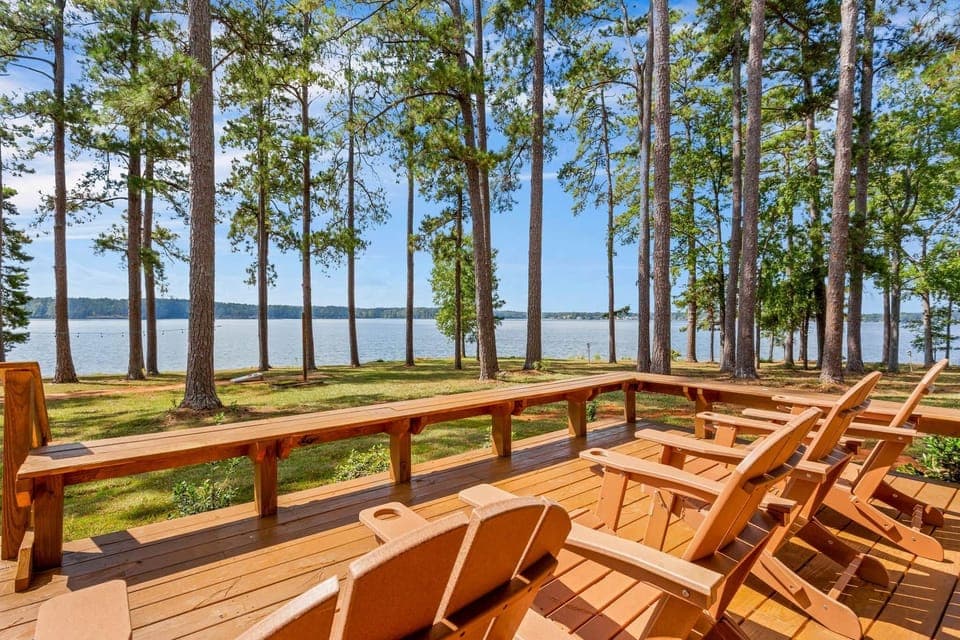 panoramic view from the deck