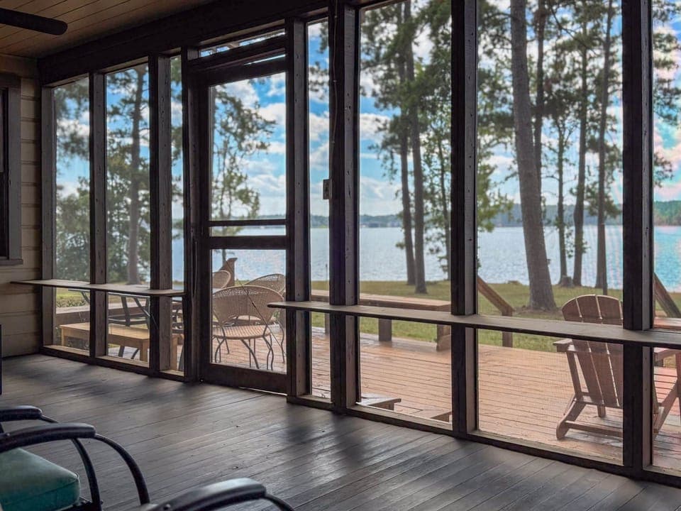 Enjoy the lake breeze on the porch or deck